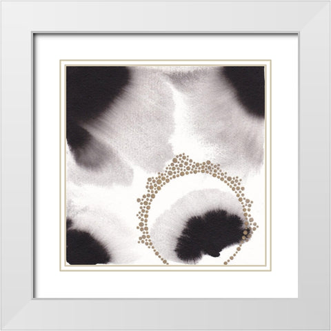 Migration IV White Modern Wood Framed Art Print with Double Matting by Bijou, Andrea