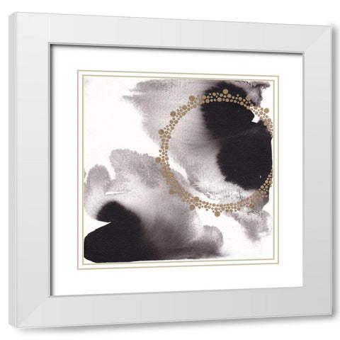 Migration VII White Modern Wood Framed Art Print with Double Matting by Bijou, Andrea