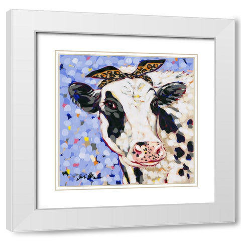 Betty White Modern Wood Framed Art Print with Double Matting by Augustine, Jodi