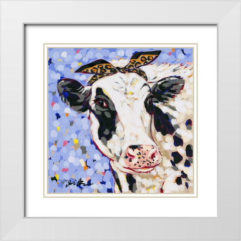 Betty White Modern Wood Framed Art Print with Double Matting by Augustine, Jodi