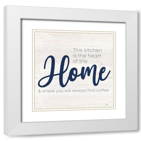 Coffee Kitchen Humor VI-Home White Modern Wood Framed Art Print with Double Matting by Reed, Tara