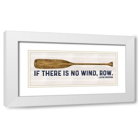 Less Talk More Fishing panel III-Row White Modern Wood Framed Art Print with Double Matting by Reed, Tara