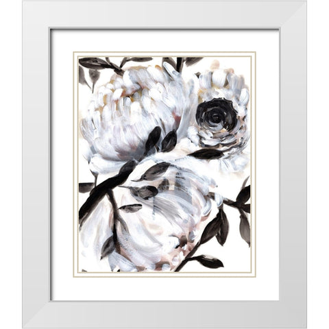 Farmhouse White Bush II White Modern Wood Framed Art Print with Double Matting by Chapman, Marcy