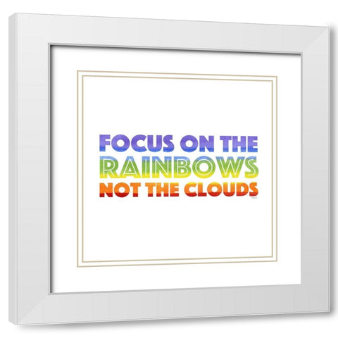 Rainbows VI-Focus on  Rainbow White Modern Wood Framed Art Print with Double Matting by Reed, Tara