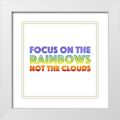 Rainbows VI-Focus on  Rainbow White Modern Wood Framed Art Print with Double Matting by Reed, Tara