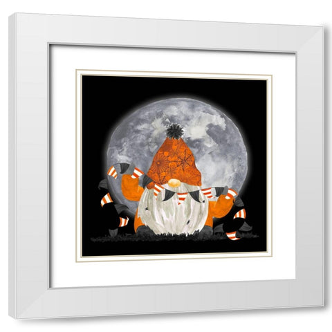 Gnomes of Halloween I-Banners White Modern Wood Framed Art Print with Double Matting by Reed, Tara