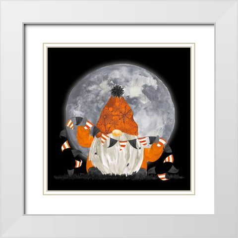 Gnomes of Halloween I-Banners White Modern Wood Framed Art Print with Double Matting by Reed, Tara