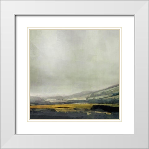 Lit  Landscape White Modern Wood Framed Art Print with Double Matting by Bay, Noah