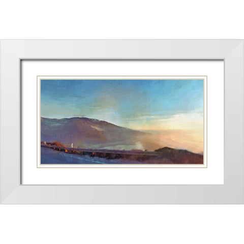 Sublime  Coast White Modern Wood Framed Art Print with Double Matting by Bay, Noah
