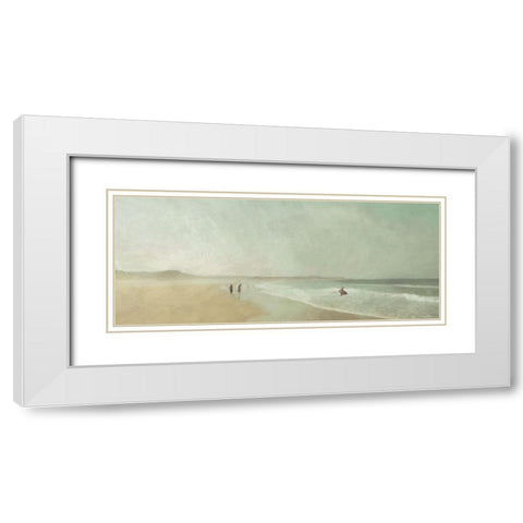 Towards  the Headland White Modern Wood Framed Art Print with Double Matting by Bay, Noah