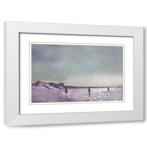 Whitstable  Sun White Modern Wood Framed Art Print with Double Matting by Bay, Noah