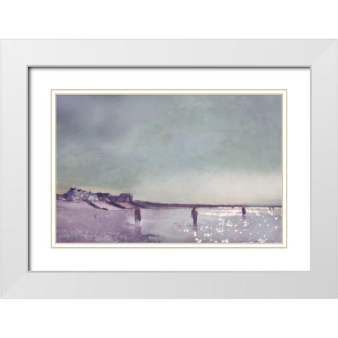 Whitstable  Sun White Modern Wood Framed Art Print with Double Matting by Bay, Noah