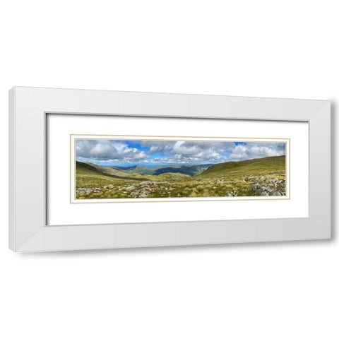 Greenscape White Modern Wood Framed Art Print with Double Matting by Bay, Noah