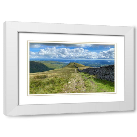 Looking  Ahead White Modern Wood Framed Art Print with Double Matting by Bay, Noah