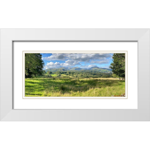 Fresh  Perspective White Modern Wood Framed Art Print with Double Matting by Bay, Noah