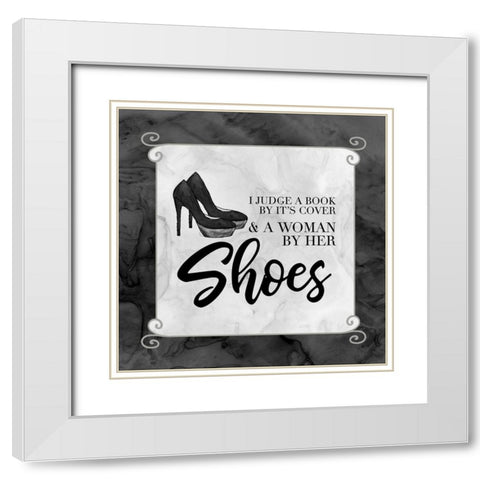 Fashion Humor II-Judge White Modern Wood Framed Art Print with Double Matting by Reed, Tara