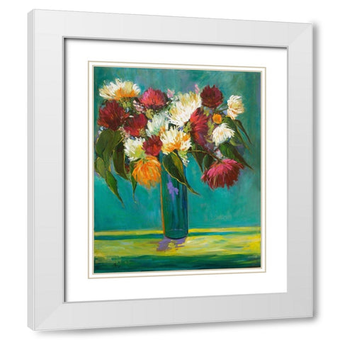 Bountiful Beauties White Modern Wood Framed Art Print with Double Matting by Fine, Alexi