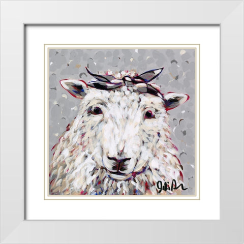 Farm  Pop-Shelly White Modern Wood Framed Art Print with Double Matting by Augustine, Jodi