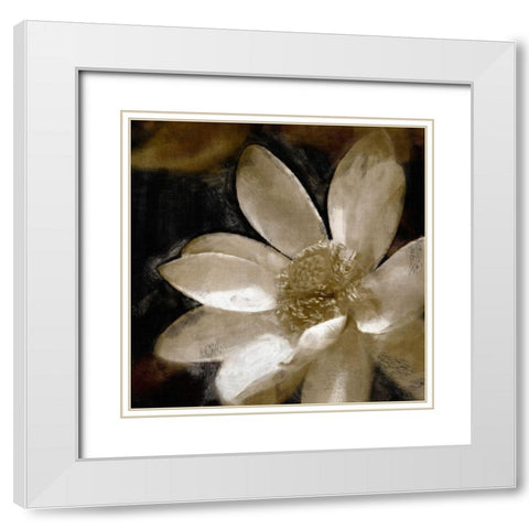 Bronze  Lily White Modern Wood Framed Art Print with Double Matting by Bay, Noah