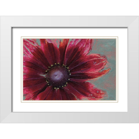 Garden Dream I White Modern Wood Framed Art Print with Double Matting by Cusson, Marie Elaine