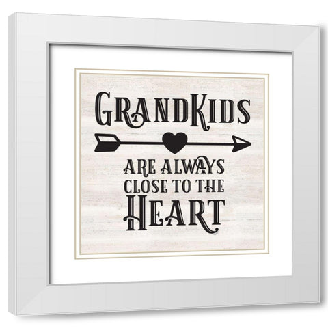 Grandparent Life II-Close to the Heart White Modern Wood Framed Art Print with Double Matting by Reed, Tara