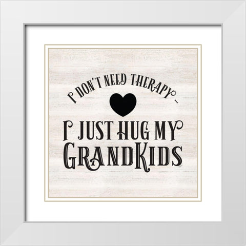 Grandparent Life III-Therapy 1 White Modern Wood Framed Art Print with Double Matting by Reed, Tara