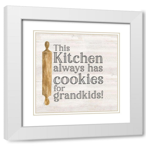 Grandparent Life VI-Cookies White Modern Wood Framed Art Print with Double Matting by Reed, Tara