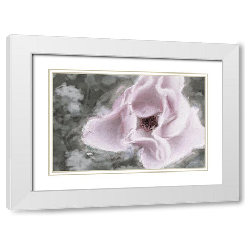 Garden  Dream V White Modern Wood Framed Art Print with Double Matting by Cusson, Marie Elaine