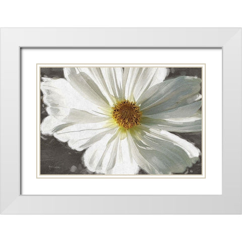 Garden  Dream VII White Modern Wood Framed Art Print with Double Matting by Cusson, Marie Elaine