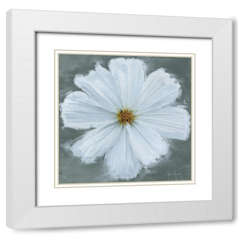 Garden  Dream VIII White Modern Wood Framed Art Print with Double Matting by Cusson, Marie Elaine