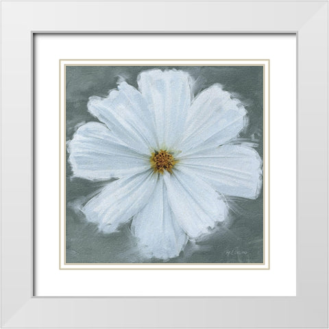 Garden  Dream VIII White Modern Wood Framed Art Print with Double Matting by Cusson, Marie Elaine