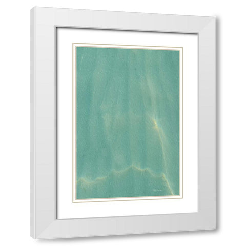 Beach  Shore VIII White Modern Wood Framed Art Print with Double Matting by Cusson, Marie Elaine
