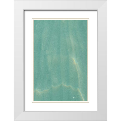 Beach  Shore VIII White Modern Wood Framed Art Print with Double Matting by Cusson, Marie Elaine