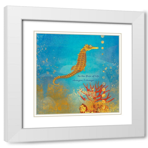 Creative  Visualization XIII-Change White Modern Wood Framed Art Print with Double Matting by Duirwaigh