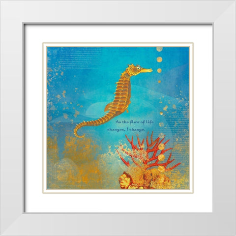 Creative  Visualization XIII-Change White Modern Wood Framed Art Print with Double Matting by Duirwaigh