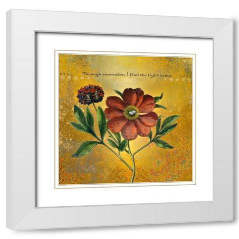 Creative  Visualization XIX-Light White Modern Wood Framed Art Print with Double Matting by Duirwaigh