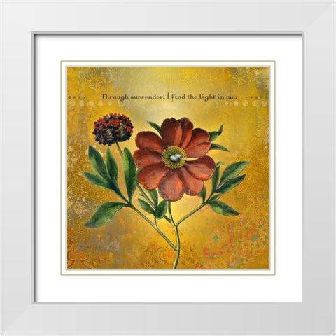 Creative  Visualization XIX-Light White Modern Wood Framed Art Print with Double Matting by Duirwaigh