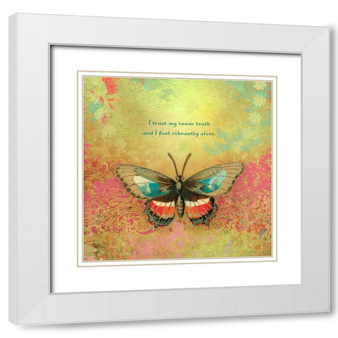 Creative  Visualization XXI-Vibrantly White Modern Wood Framed Art Print with Double Matting by Duirwaigh