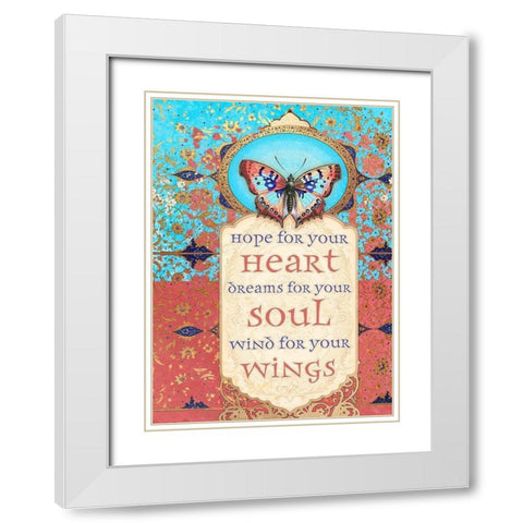 Living  Out Loud X-Wings White Modern Wood Framed Art Print with Double Matting by Duirwaigh