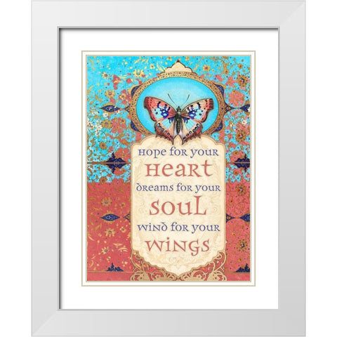 Living  Out Loud X-Wings White Modern Wood Framed Art Print with Double Matting by Duirwaigh