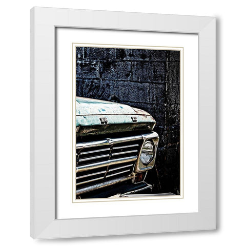 In  the Middle of Nowhere White Modern Wood Framed Art Print with Double Matting by Manelis, Jessica