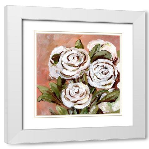 For  My Love White Modern Wood Framed Art Print with Double Matting by Chapman, Marcy