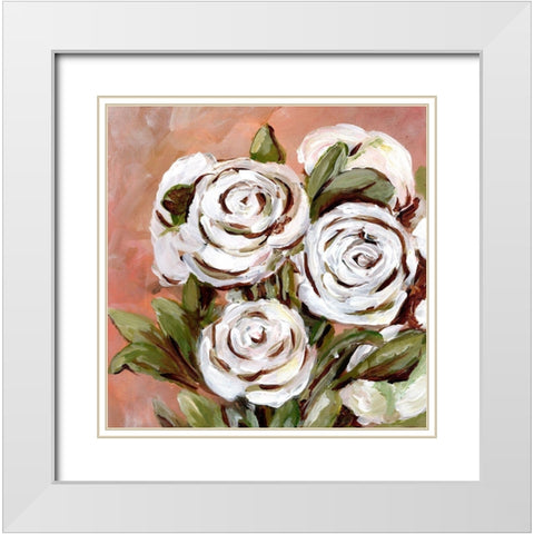 For  My Love White Modern Wood Framed Art Print with Double Matting by Chapman, Marcy