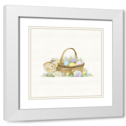 Farmhouse  Easter V White Modern Wood Framed Art Print with Double Matting by Reed, Tara
