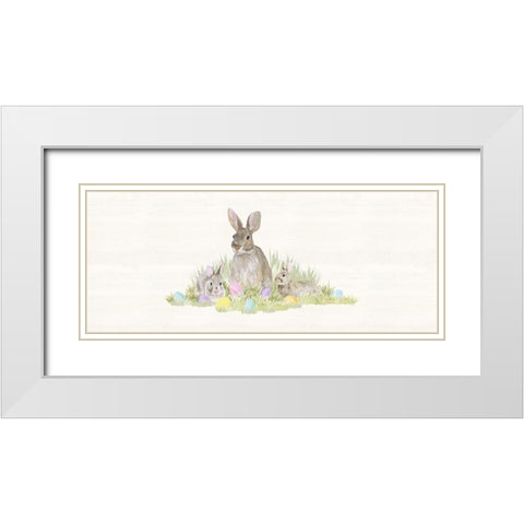 Farmhouse  Easter panel III White Modern Wood Framed Art Print with Double Matting by Reed, Tara