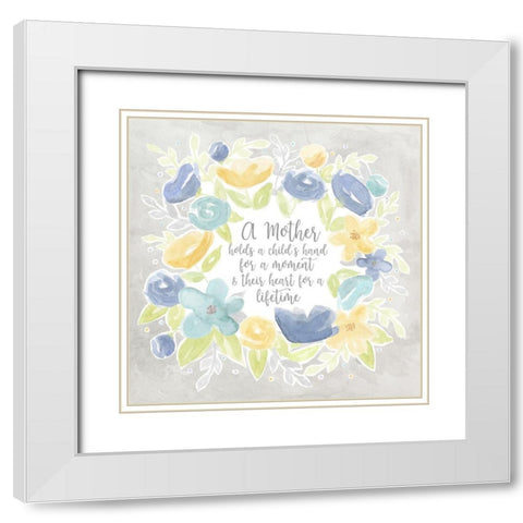 Mothers  Garden I-Holds hand White Modern Wood Framed Art Print with Double Matting by Reed, Tara