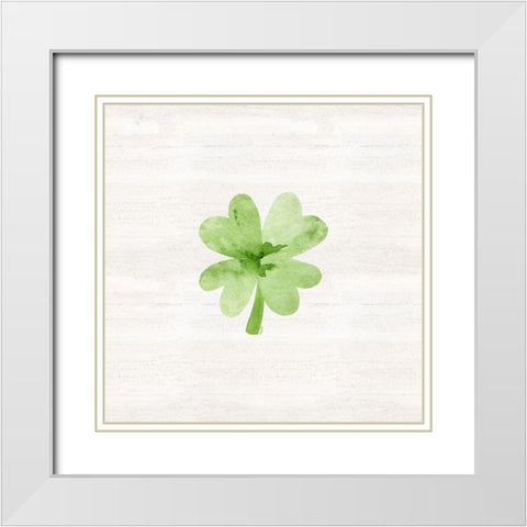 Shamrock  Rainbows V White Modern Wood Framed Art Print with Double Matting by Reed, Tara
