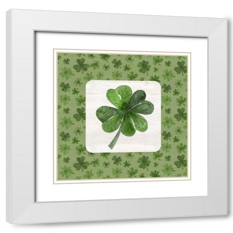 Shamrock  Rainbows VI White Modern Wood Framed Art Print with Double Matting by Reed, Tara