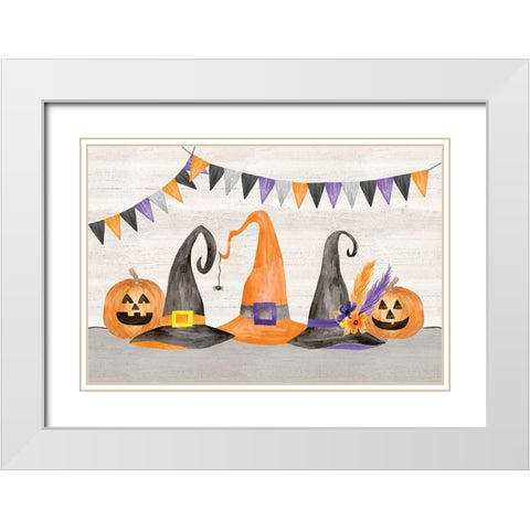 Sit a Spell landscape II White Modern Wood Framed Art Print with Double Matting by Reed, Tara