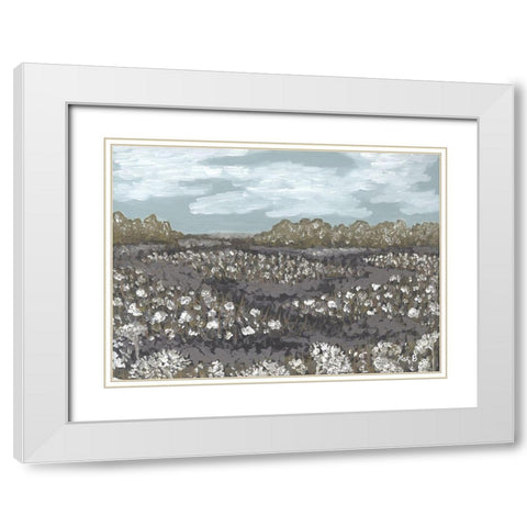 Black Creek White Modern Wood Framed Art Print with Double Matting by Bryan, Kathleen